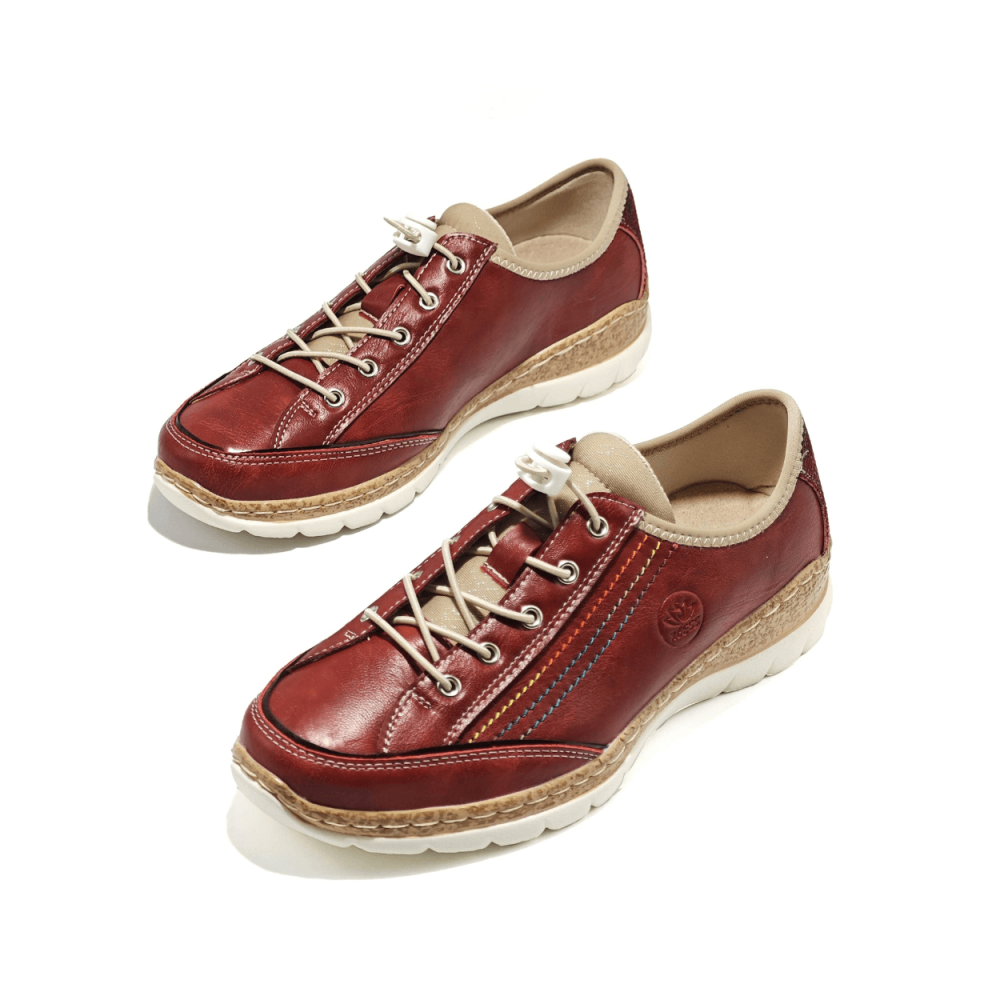 Damski obuvki Rumi cherveni 2