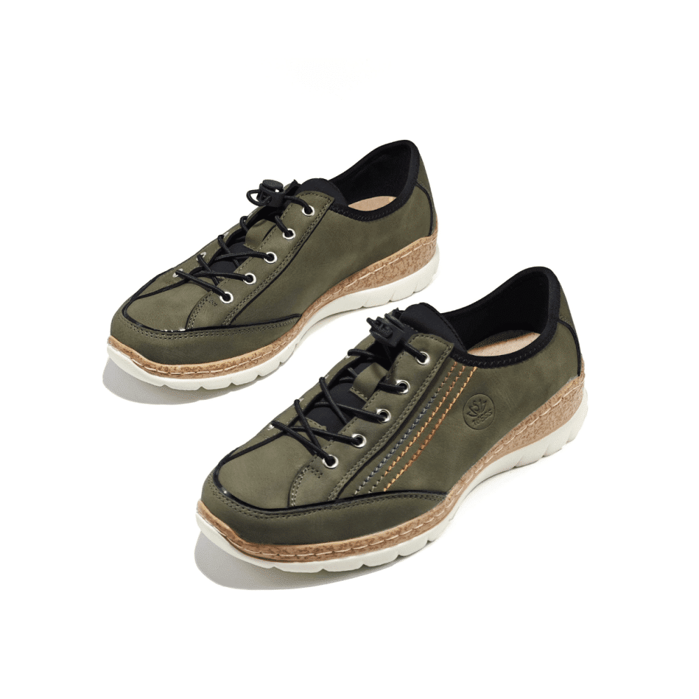 Damski obuvki Rumi zelen 2